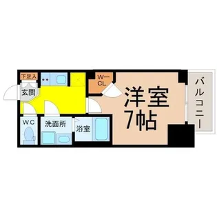S-RESIDENCE堀田North【9階】の間取り