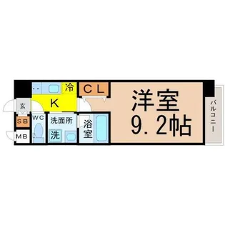 S-FORT名駅南五丁目【3階】の間取り