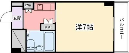 飾磨中村コーポ【C-2号室】の間取り