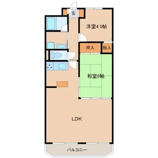 エムグランツ壱番館【2階】の間取り
