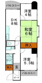 カサディフォーレ【4階】の間取り