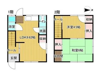 兵庫県姫路市大津区天神町2丁目【一戸建】の間取り