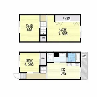 高丸ビルA棟【215号室】の間取り
