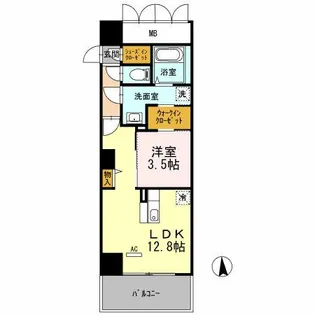 アン・ソレイユ【6階】の間取り