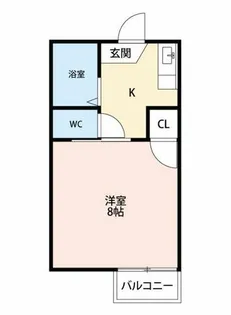 パレス三宝【2-4号室】の間取り