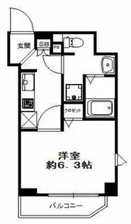 スワンズシティ南森町【10階】の間取り