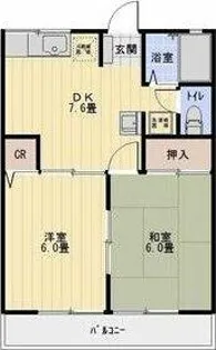 ドヌールⅡ【2階】の間取り