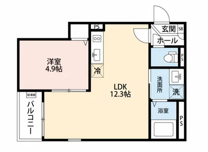 Jack sumiyoshiⅡ【302号室】の間取り