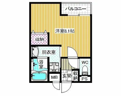 ステラウッド春日丘【3階】の間取り