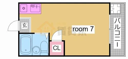 須磨シルティーハウス【2階】の間取り