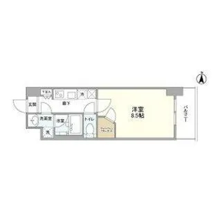 ゼスタレジデンス桜山【2階】の間取り