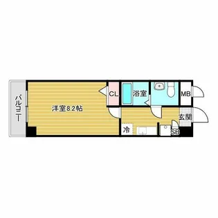 アーデン新大阪【8階】の間取り