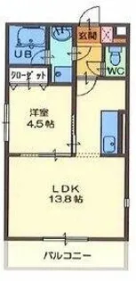 アプリ平針【1階】の間取り