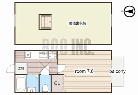 エトランス太子【206号室】の間取り