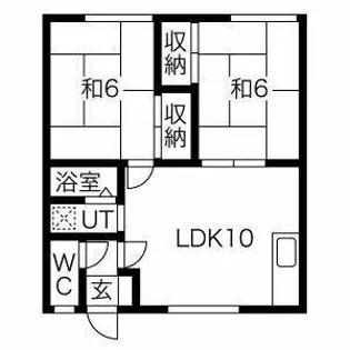 コーポ伊藤第二【106号室】の間取り