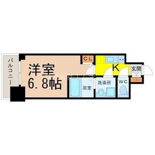 オーキッドレジデンス鶴舞【8階】の間取り