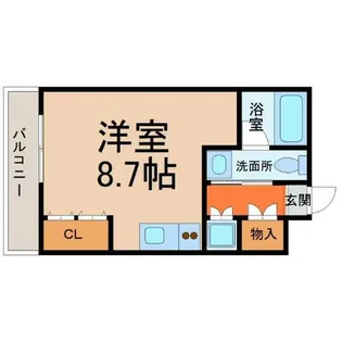 グランルージュ栄II【6階】の間取り