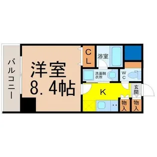グランルージュ栄II【2階】の間取り