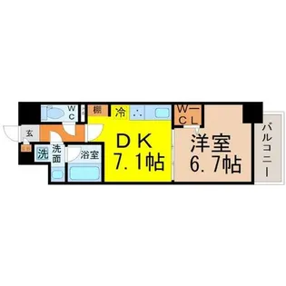 モンテーニュ名駅【9階】の間取り