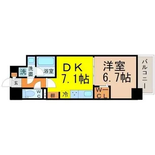 モンテーニュ名駅【2階】の間取り