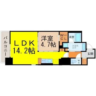 OASIS金山【3階】の間取り