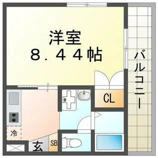 ベルファーム甲子園【309号室】の間取り