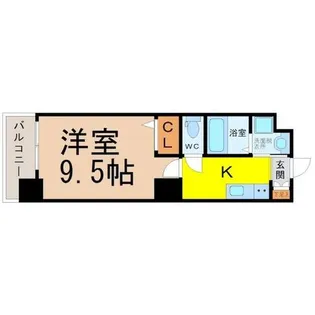ArtizA鶴舞【8階】の間取り