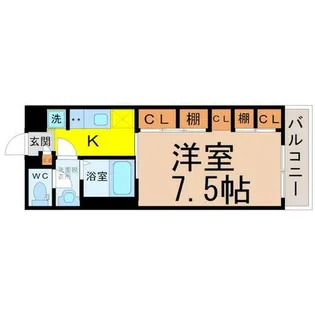 リブリ・浄心A【1階】の間取り