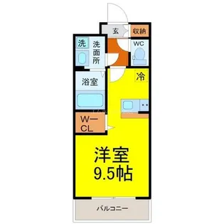 グランテラス覚王山【1階】の間取り