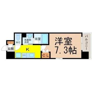 レーベスト平安【5階】の間取り