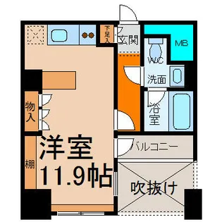 ドゥーエ大須【5階】の間取り
