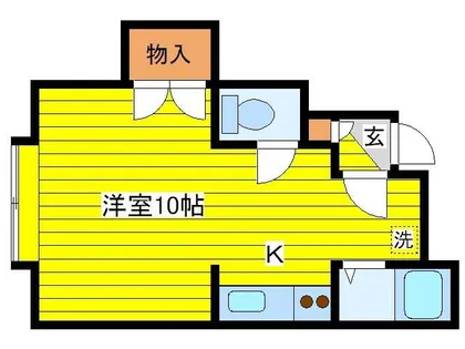 メゾンドトワル【2-D号室】の間取り