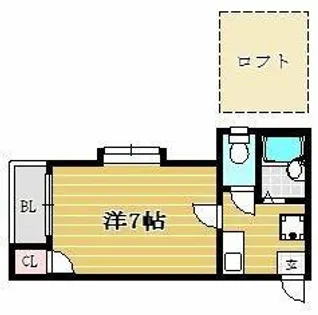 レールスター吉塚【2階】の間取り