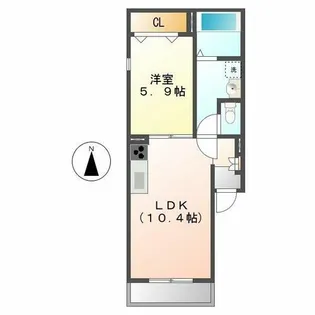 sophia【2階】の間取り