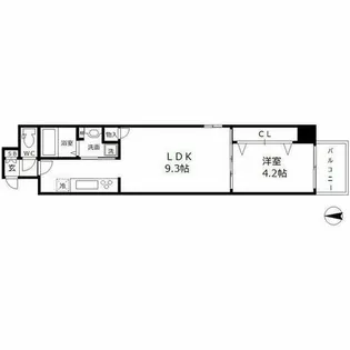 レオンコンフォート南堀江【11階】の間取り