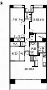 スペクトル舟津弐番館 403号室【403号室】の間取り