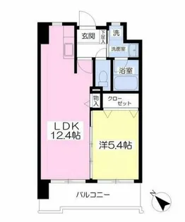 ミーナ原町【2階】の間取り