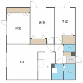 グランパ81【301号室】の間取り