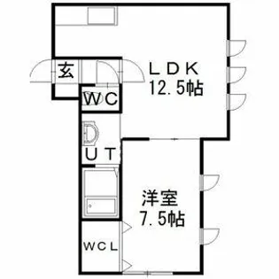アルコ・イリスⅡ【201号室】の間取り
