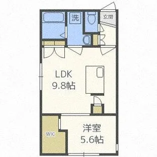 E-horizon宮の沢【4階】の間取り
