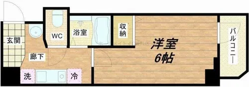 ブリリアントコート農人橋【5階】の間取り