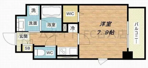 グランパシフィック田島Luxe【4階】の間取り