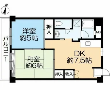 山本興産ビル【9階】の間取り