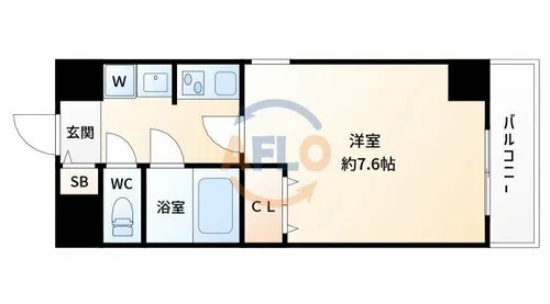 E-GATE【3階】の間取り