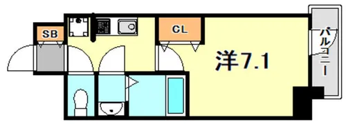フレシール昭和通【11階】の間取り