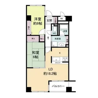 ソフィア塚口【5階】の間取り