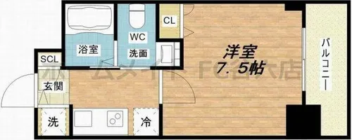 TAT LYON TIMBER TOWN【6階】の間取り