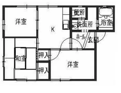 クレスコ【B101号室】の間取り