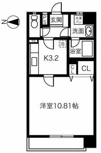 セントラルアベニュー【507号室】の間取り