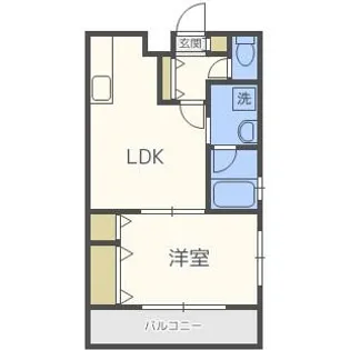 レジディア博多Ⅱ【8階】の間取り
